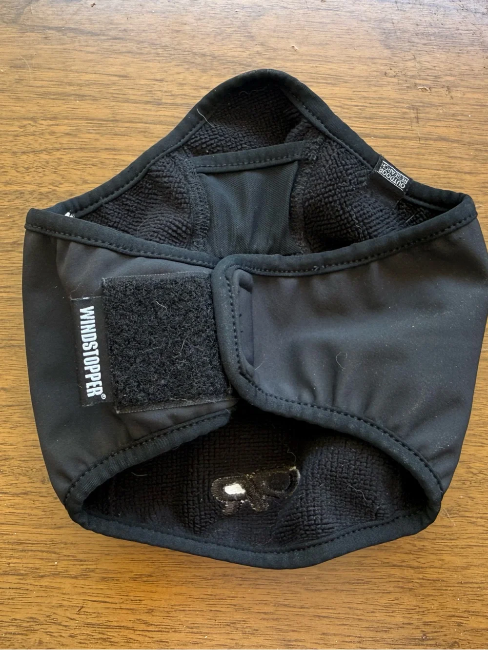 Outdoor Research Face Mask Windstopper Size Medium Black